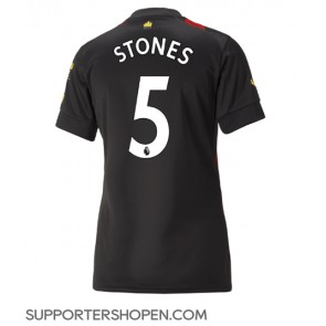 Manchester City John Stones #5 Borta Matchtröja Dam 2022-23 Kortärmad